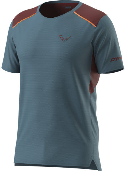 Dynafit Sky M - maglia trail running - uomo Light Blue/Dark Red XL