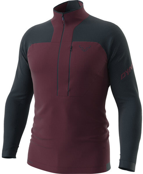 Dynafit Speed Polartec® 1/2 Zip - maglia in pile - uomo Dark Red/Dark Blue L