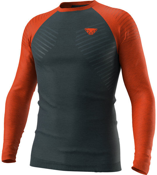 Dynafit Tour Light Merino - maglietta tecnica a manica lunga - uomo Dark Blue/Dark Orange S