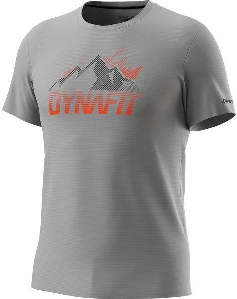 Dynafit Transalper Graphic S/S - T-shirt - uomo Grey/Orange/Black 2XL