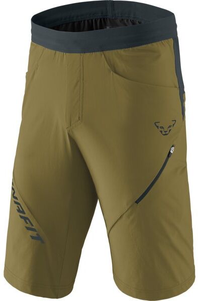 Dynafit Transalper Hybrid - pantaloni corti trekking - uomo Green/Dark Blue 50