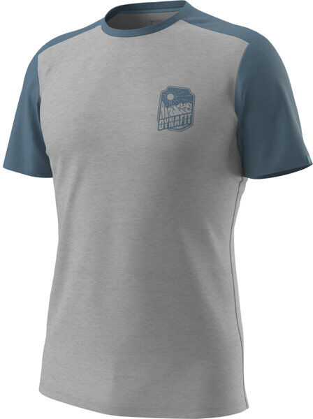 Dynafit Transalper Light - T-shirt - uomo Grey/Light Blue/Light Blue L