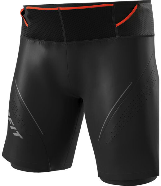Dynafit Ultra 2/1 - pantaloni trail running - uomo Black/Grey/Red S
