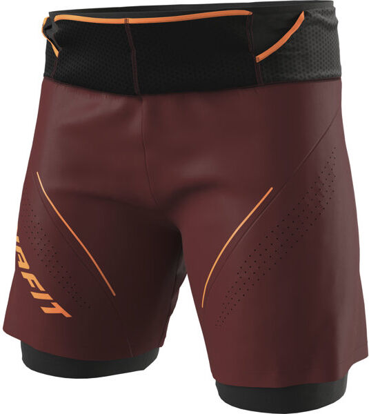 Dynafit Ultra 2/1 - pantaloni trail running - uomo Dark Red/Orange/Black XL