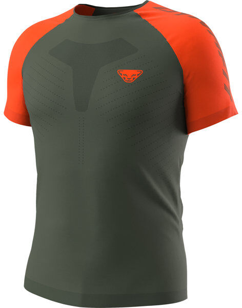 Dynafit Ultra 3 S-Tech S/S - maglia trail running - uomo Green/Orange S/M