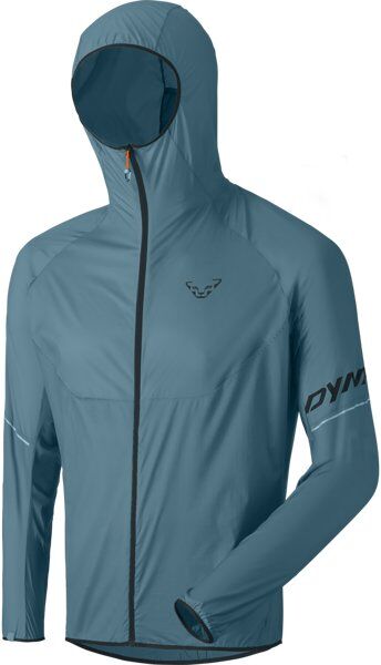 Dynafit Vertical Wind 72 - giacca trail running - uomo Light Blue/Dark Blue/Red 54