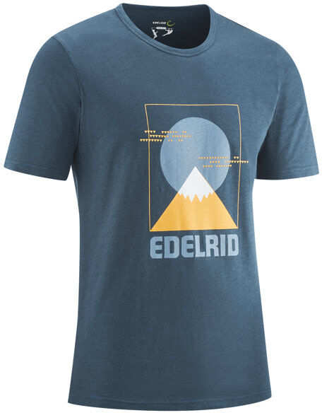 Edelrid Highball IV - T-shirt - uomo Blue/Yellow S