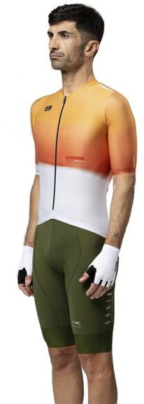 Gobik Attitude 2.0 - maglia ciclismo - uomo Orange/White L