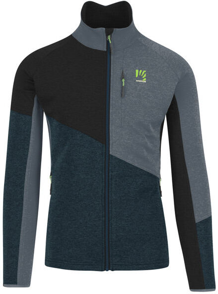 Karpos Federa Full-Zip Fleece - felpa in pile - uomo Dark Blue/Black/Green XL