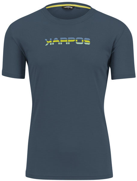Karpos Loma - T-shirt trekking - uomo Blue/Yellow/Green M