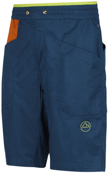 La Sportiva Bleauser - pantaloni corti arrampicata - uomo Dark Blue/Orange XS