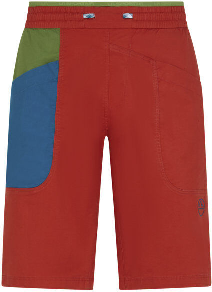 La Sportiva Bleauser - pantaloni corti arrampicata - uomo Red/Blue/Green L