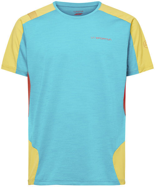 La Sportiva Compass M - T-Shirt trekking - uomo Light Blue/Yellow S