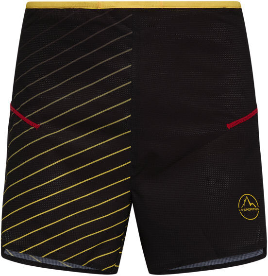 La Sportiva Freccia M - pantaloni corti trail running - uomo Black/Yellow XL