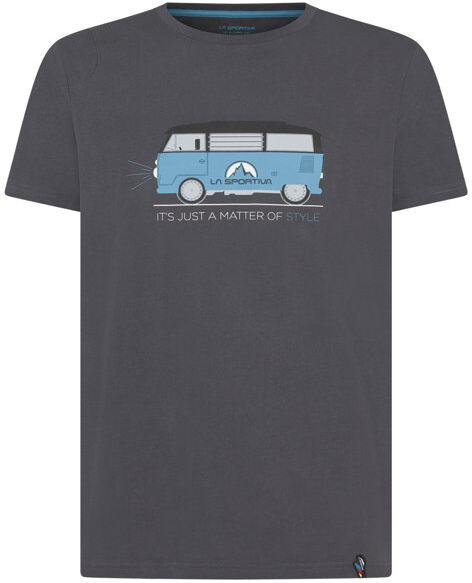 La Sportiva Van - T-shirt arrampicata - uomo Dark Grey/Light Blue XL