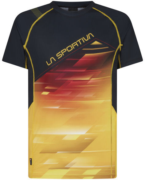 La Sportiva Wave M - maglia trail running - uomo Black/Yellow XL