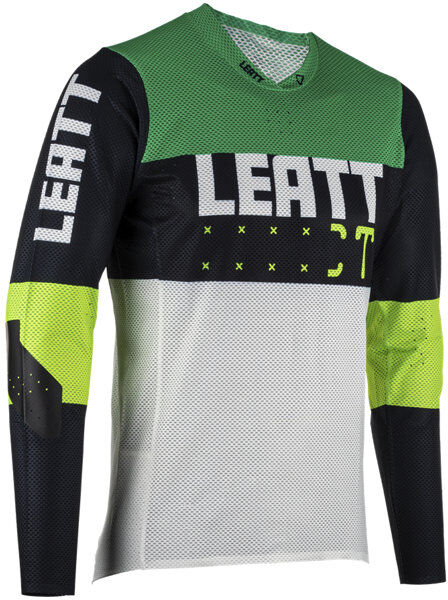 Leatt MTB Gravity 4.0 - maglia MTB a manica lunga - uomo White/Black/Green M