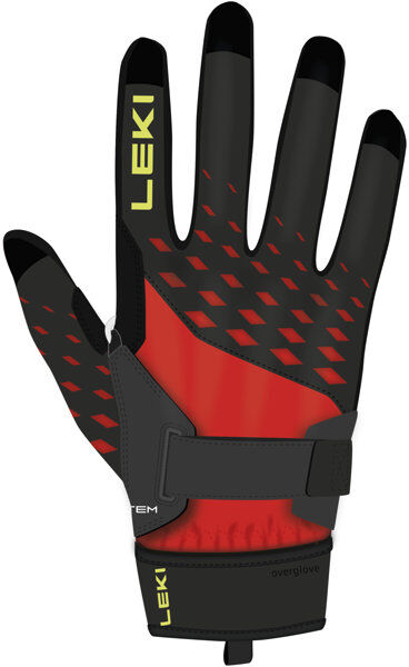 Leki Ultra Trail Storm Shark - guanti trailrunning Black/Red 8