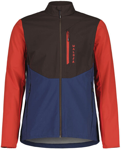 maloja AlpelM. M - giacca sci da fondo - uomo Brown/Blue/Red XL