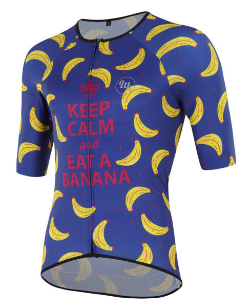 Mbwear Comfort - maglia ciclismo - uomo Blue/Yellow XS