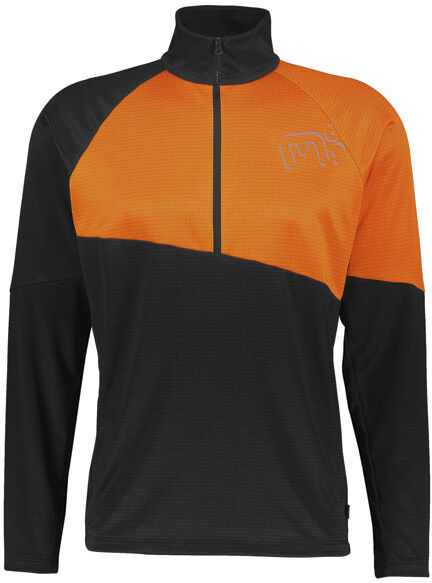 Meru Waitoa M - felpa in pile - uomo Black/Orange 2XL