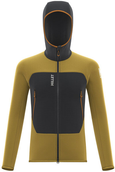 Millet Fusion Grid - felpa in pile - uomo Yellow/Black M