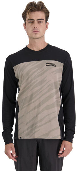 Mons Royale Redwood Enduro VLS - maglia MTB a maniche lunghe - uomo Black/Beige M