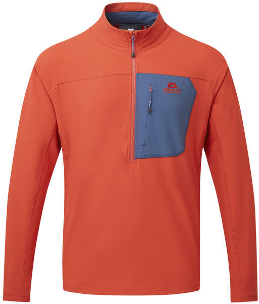 Mountain Equipment Arrow 1/4 Zip - felpa - uomo Red/Grey S