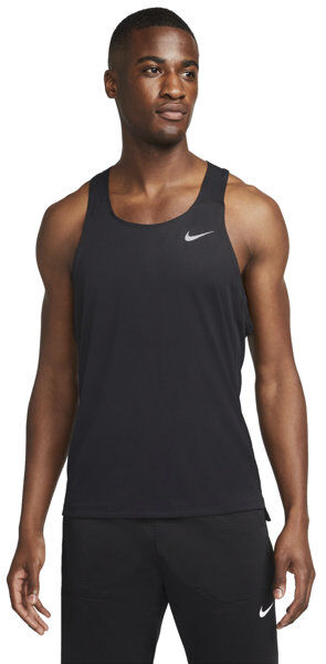Nike Dri-FIT Fast - top running - uomo Black XL