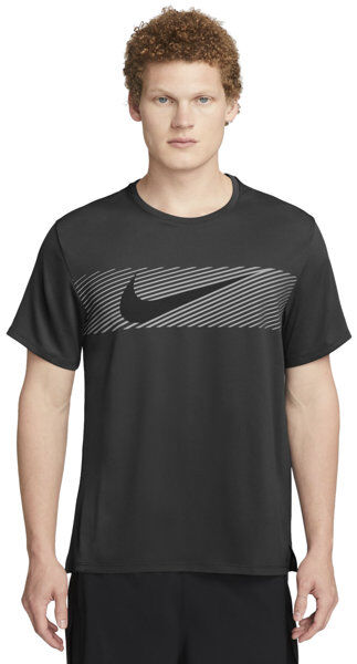 Nike Miler Flash - maglia running - uomo Black L