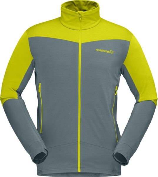 Norrona Falketind Warm1 Stretch - felpa in pile - uomo Green/Yellow S