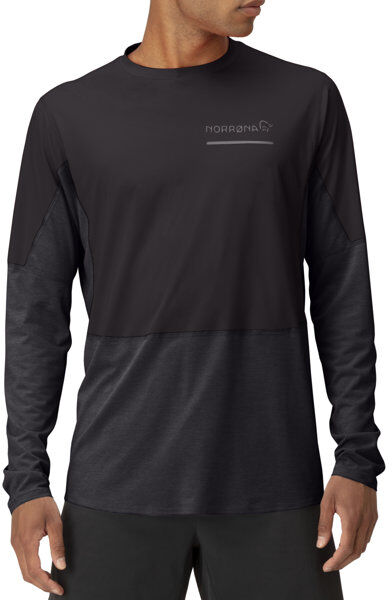 Norrona Senja Equaliser Lightweight Ms - maglia a maniche lunghe - uomo Black M