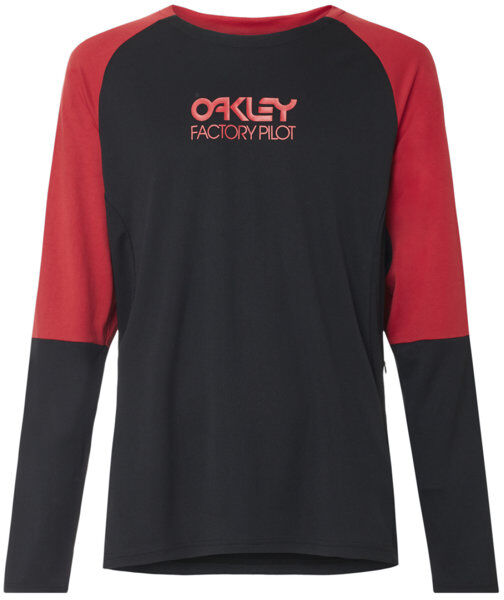 Oakley Switchback LS Trail - maglia maniche lunghe MTB - uomo Black/Red S