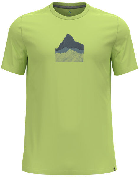 Odlo F-Dry Mountain Crew Neck S/S - T-shirt - uomo Light Green L
