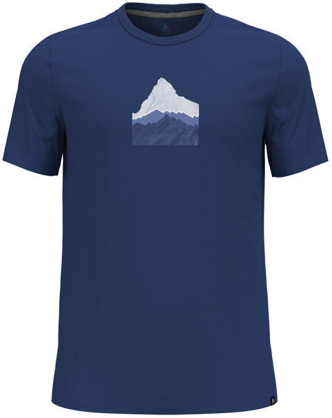 Odlo F-Dry Mountain Crew Neck S/S - T-shirt - uomo Blue S