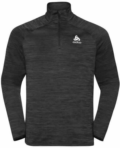 Odlo Midlayer 1/2 Zip Millenium Element - felpa con zip - uomo Dark Grey XL