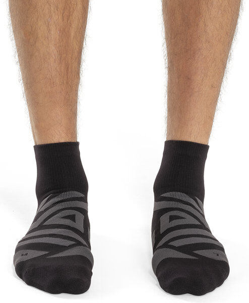 On Performance Mid Sock M - calzini running - uomo Black/Grey S (EU 40-41)