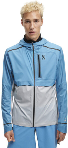 On Weather Jacket M - giacca running - uomo Light Blue/Grey S