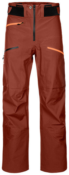 Ortovox 3L Deep Shell - pantaloni scialpinismo - uomo Brown S