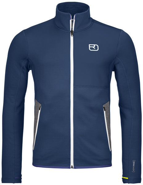 Ortovox Fleece Jacket - felpa in pile - uomo Blue/White S