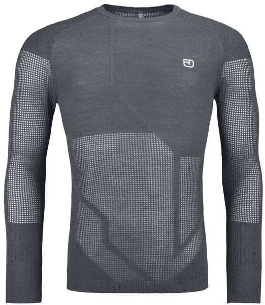 Ortovox Merino Thermovent - maglietta tecnica a maniche lunghe - uomo Grey S