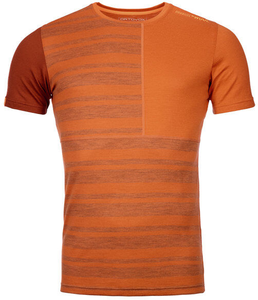 Ortovox Rock'n Wool M - maglietta tecnica - uomo Orange S