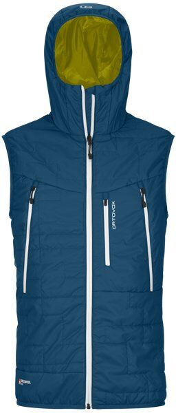 Ortovox Swisswool Piz Boè - gilet - uomo Blue/White/Green L