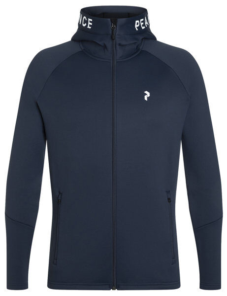 Peak Performance Rider Zip Hood M - felpa in pile - uomo Blue L