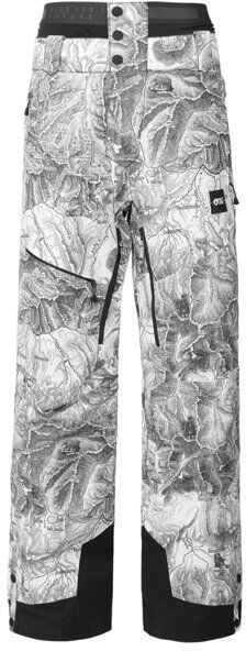 Picture Track - pantaloni da sci - uomo Black/White/Grey L