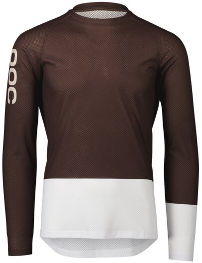 Poc MTB Pure LS - maglia MTB a maniche lunghe - uomo Brown/White L