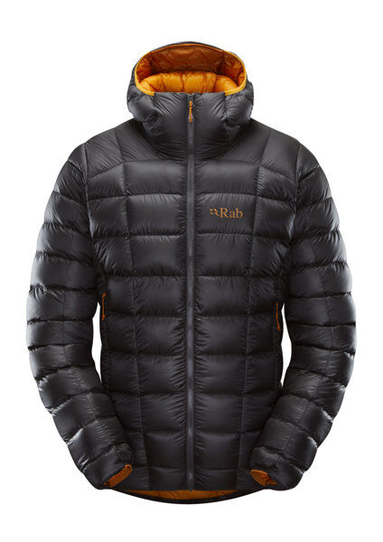 Rab Mythic Alpine - giacca piumino - uomo Black/Orange XL