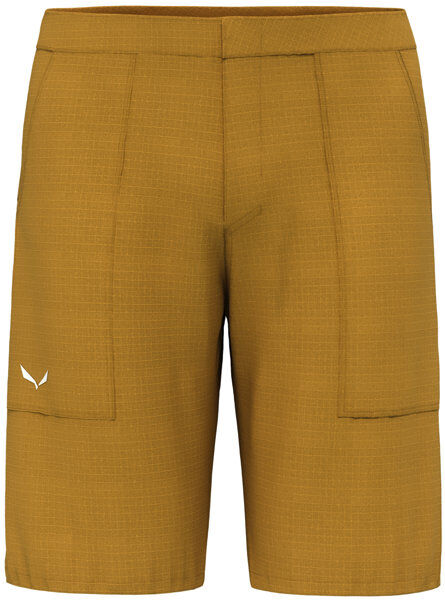 Salewa Lavaredo Hemp M Ripstop - pantaloni corti arrampicata - uomo Dark Yellow/White 50