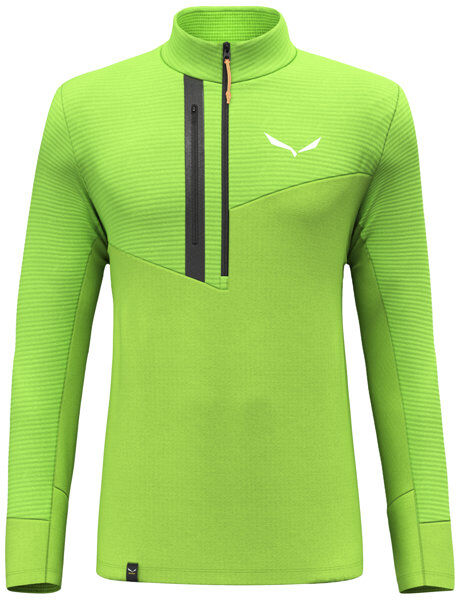 Salewa Vajolet Responsive 1/2 Zip - felpa in pile - uomo Light Green/Black 54