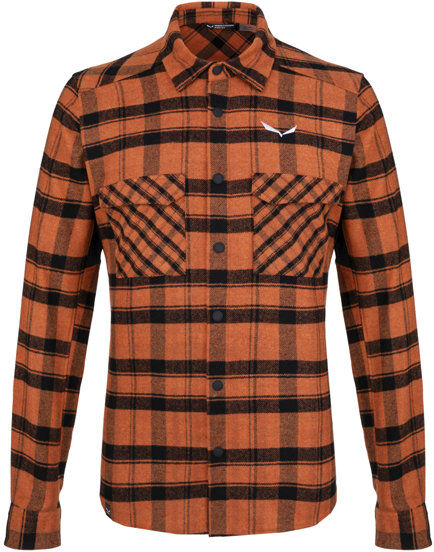 Salewa Puez AW M - camicia maniche lunghe - uomo Orange 54